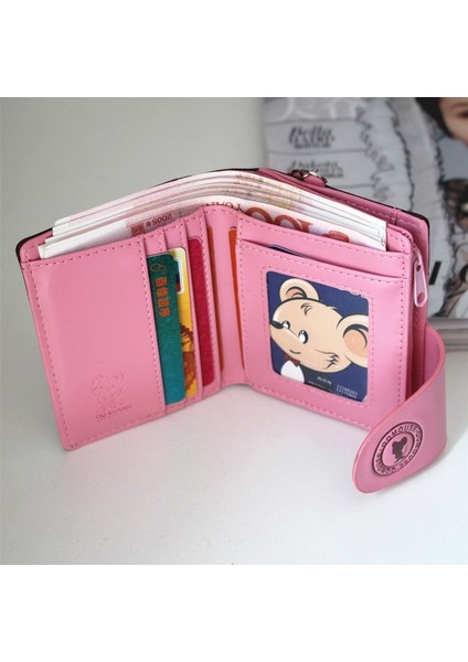 Cüzdan Kadın Kısa Moda Öğrenci Sevimli Küçük Taze Fermuarlı Küçük Para Cüzdan Kart (Yurt Dışından) indirimleri