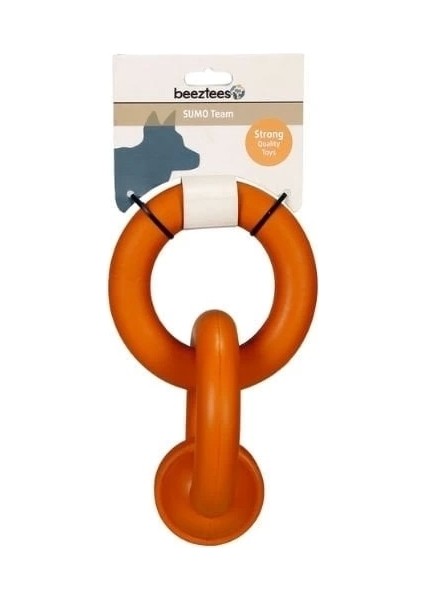 Beeztees Sumo Dental Dayanıklı Köpek Oyuncağı Turuncu 24 cm