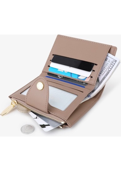 Çok Yönlü Başlangıç Kısa Cüzdan Katlanır Kadın Cüzdan Para Cüzdanı (Yurt Dışından) fırsatları