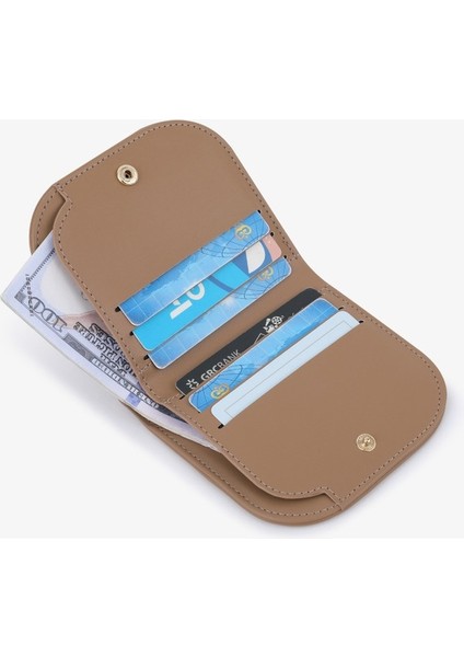 Yarım Yuvarlak Mini Kadın Sevimli Kompakt Cüzdan Çok Yönlü Para Cüzdan Kart Tutucu (Yurt Dışından) modelleri