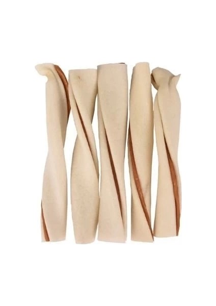 Flamingo Rhide Twisted Tavuklu Burgu Çubuk Köpek Ödül Maması 12 cm 70 gr