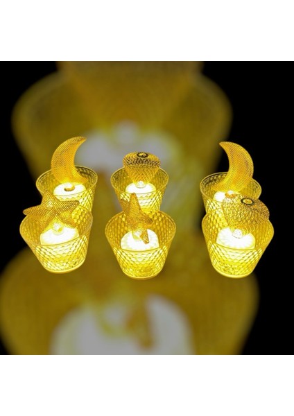 Dekoratif LED Mum - 3 Model 6 Lı LED Işık Mumluk Aksesuar modelleri
