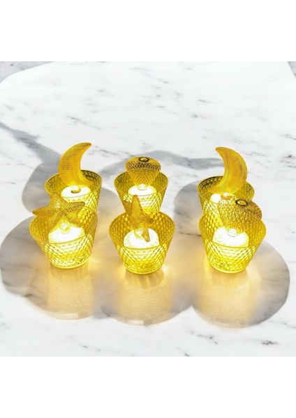 Dekoratif LED Mum - 3 Model 6 Lı LED Işık Mumluk Aksesuar fırsatları