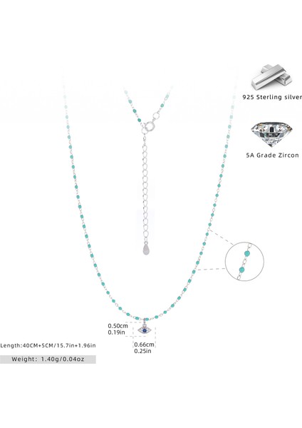 S925 Ayar Gümüş Çok Yönlü Sade Moda Niş Tasarım Kolye (Yurt Dışından)