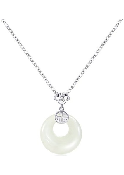 Kutsanmış Iş Düğmesi Kolye Kadın Yaz Niş Duygu Köprücük Kemiği Zincir Hediye (Yurt Dışından)