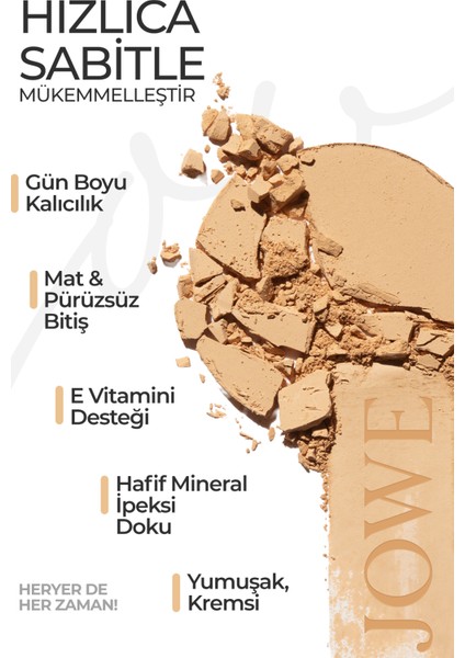 Mineral Compact Powder Kusursuz Mat Bitişli Kompakt Pudra modelleri