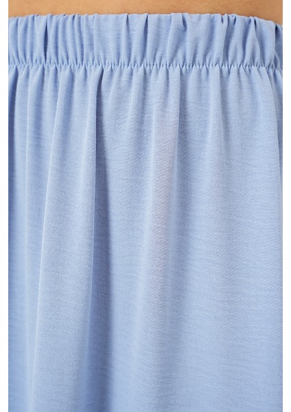 Kadın Ayrobin Uzun Etek 8048 - Mavi indirimleri