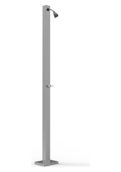 Havuz ve Bahçe Duşları Ayak Yıkamalı Baston Seri 2200X80MM-AISI304-1,2MM Parlak-Toptancıyızbiz