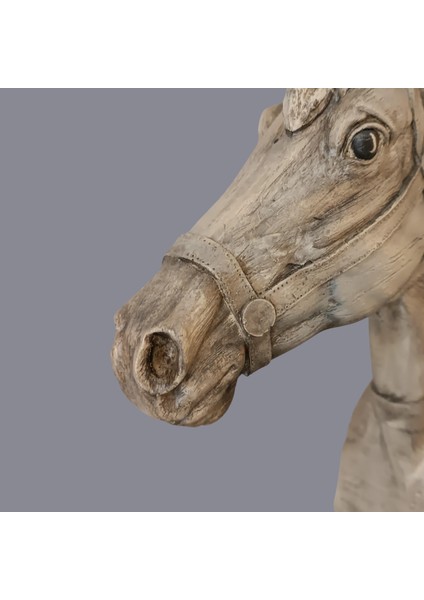 Horse Eskitme Kahve Abajur