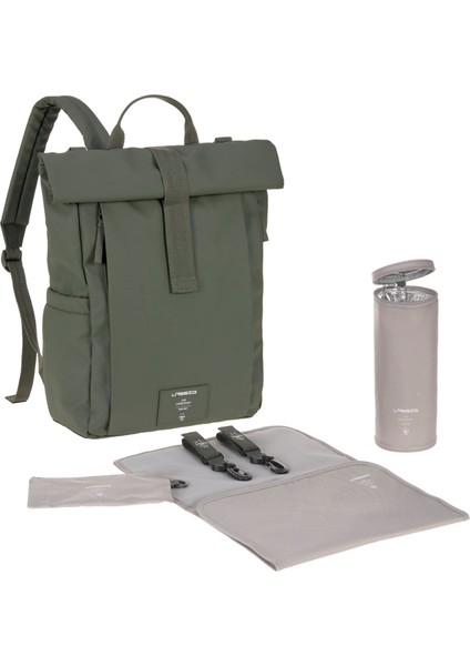Rolltop Up Bebek Bakım Sırt Çantası Olive fırsatları
