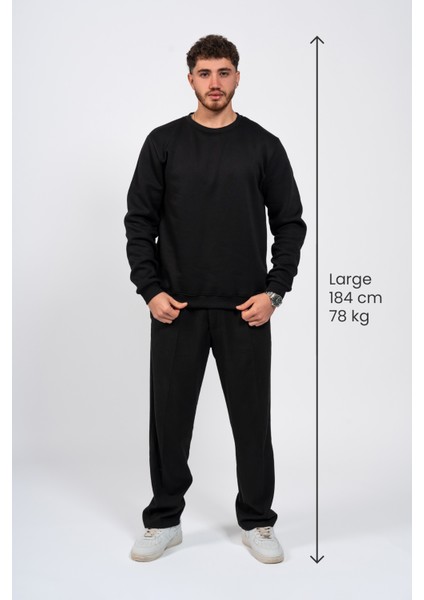 Regular Sırtta Baskılı Scary Sweatshirt modelleri