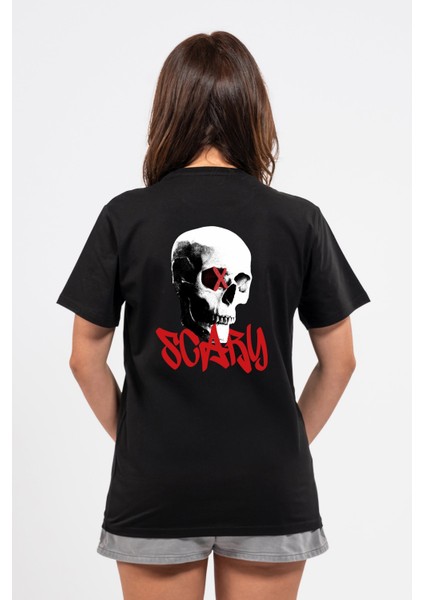 Regular Sırtta Scary Baskılı Tshirt fiyatları