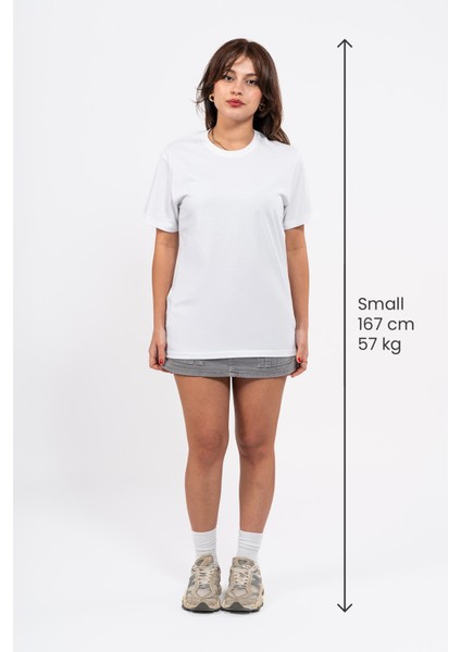 Regular Sırtta Not Free Baskılı Tshirt