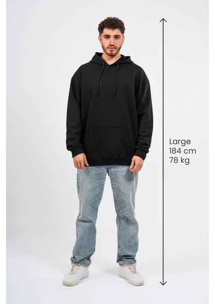 Oversize Basic Hoodie modelleri