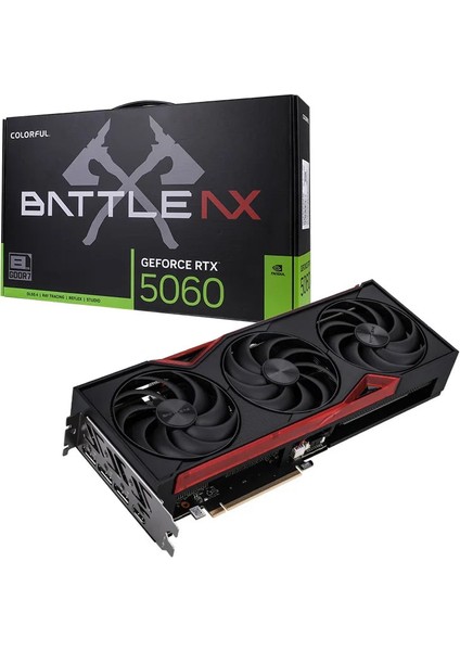 Battleax Geforce Rtx 5060 Nb Ex 8gb-V Gddr7 128BIT 8gb Gaming (Oyuncu) Ekran Kartı