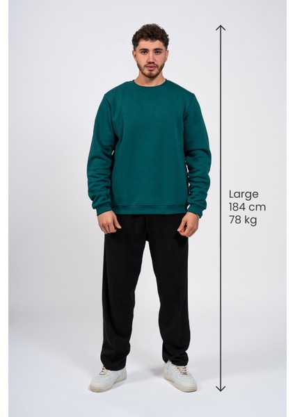 Regular Sırtta Baskılı Scary Sweatshirt modelleri