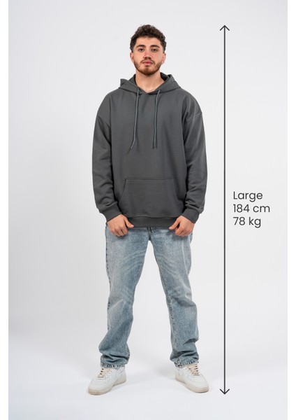 Oversize Basic Hoodie modelleri