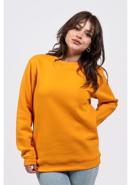 Regular Sırtta Baskılı Scary Sweatshirt