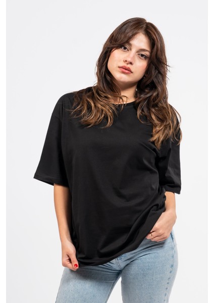 Oversize Sırtta Scary Baskılı Tshirt modelleri