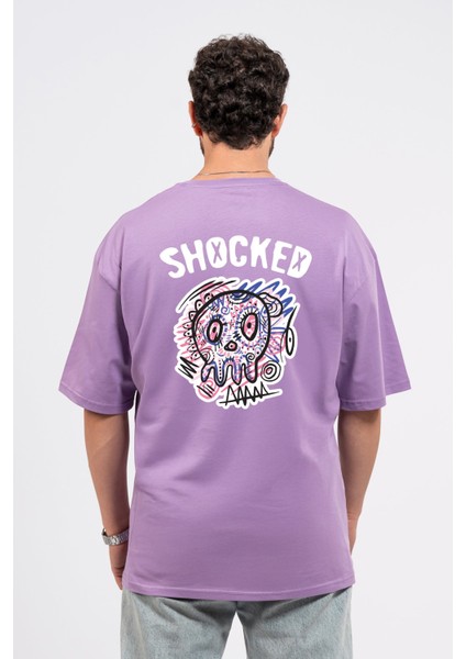 Oversize Sırtta Shocked Baskılı Tshirt fiyatları