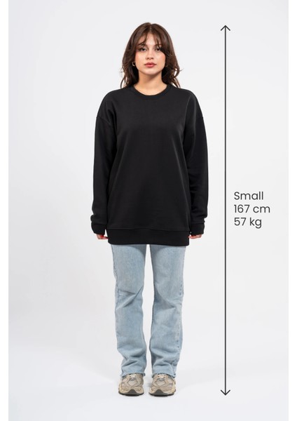 Oversize Sırtta Baskılı Scary Sweatshirt fiyatları
