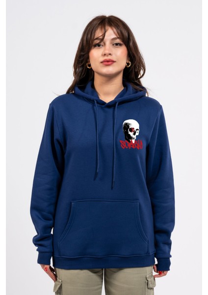 Regular Göğüste Baskılı Scary Hoodie fiyatları