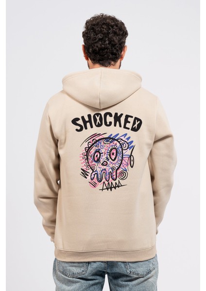 Regular Sırtta Shocked Baskılı Hoodie fiyatları