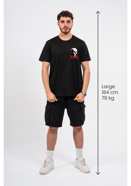 Regular Göğüste Scary Baskılı Tshirt fırsatları