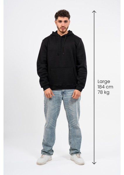 Regular Sırtta Baskılı Scary Hoodie