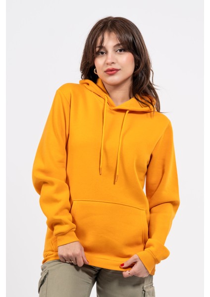 Regular Sırtta Echo Baskılı Hoodie modelleri