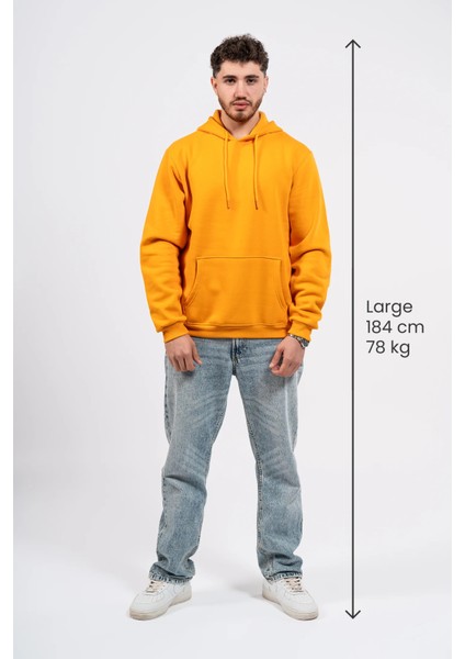 Regular Sırtta Echo Baskılı Hoodie fırsatları