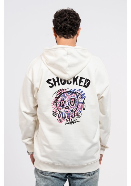 Oversize Sırtta Shocked Baskılı Hoodie fiyatları