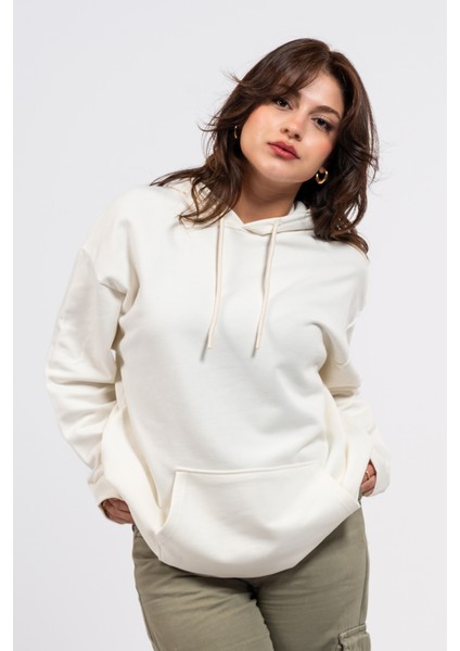 Oversize Sırtta Shocked Baskılı Hoodie modelleri