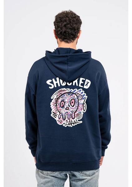Oversize Sırtta Shocked Baskılı Hoodie fiyatları