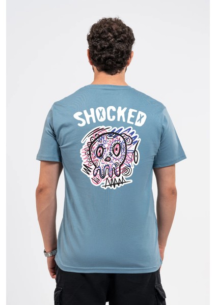 Regular Sırtta Shocked Baskılı Tshirt fiyatları