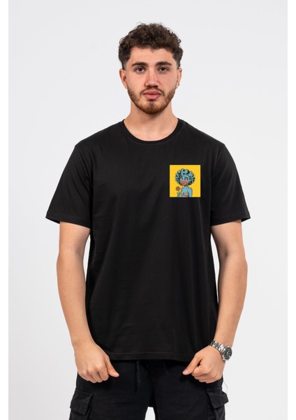 Regular Göğüste Cry Woman Baskılı Tshirt fiyatları