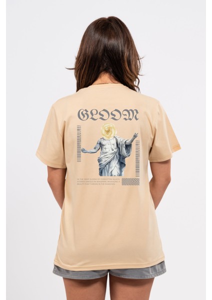 Regular Sırtta Bloom Baskılı Tshirt