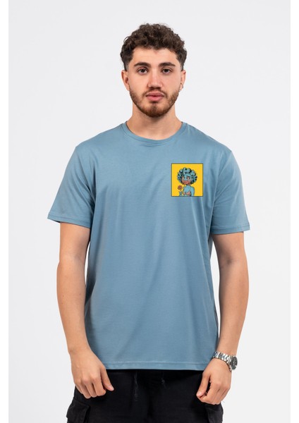 Regular Göğüste Cry Woman Baskılı Tshirt