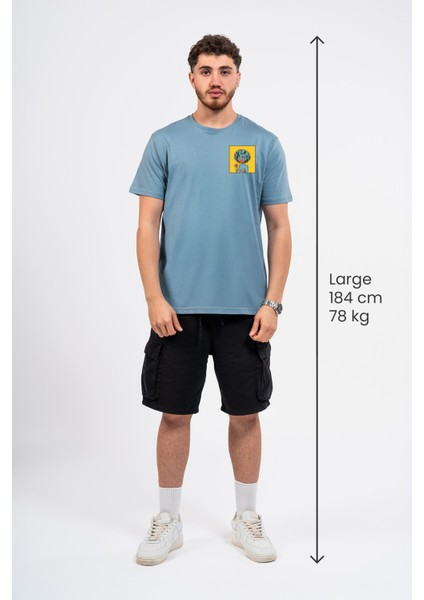 Regular Göğüste Cry Woman Baskılı Tshirt
