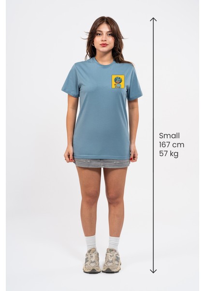 Regular Göğüste Cry Woman Baskılı Tshirt