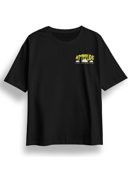 Oversize Attitude Baskılı Tshirt fiyatları