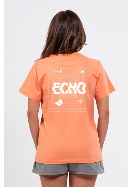 Regular Sırtta Echo Baskılı Tshirt fiyatları