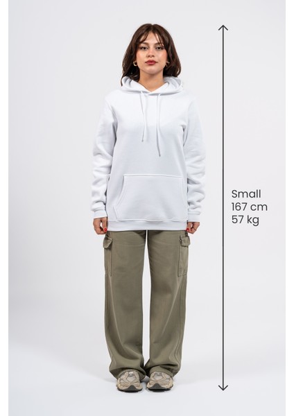 Regular Sırtta Echo Baskılı Hoodie fırsatları