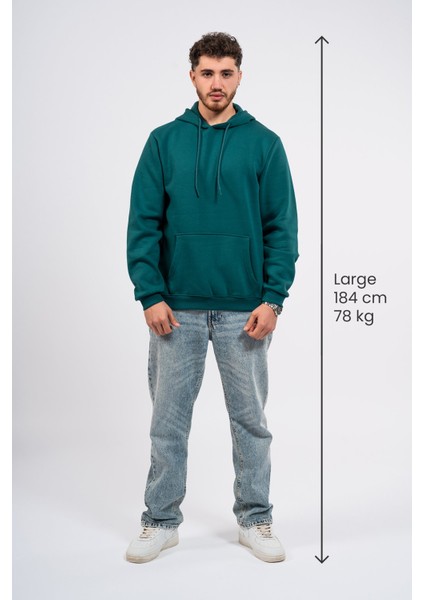 Regular Sırtta Chasm Baskılı Hoodie fırsatları