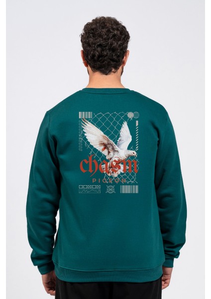 Regular Sırtta Chasm Baskılı Sweatshirt fiyatları