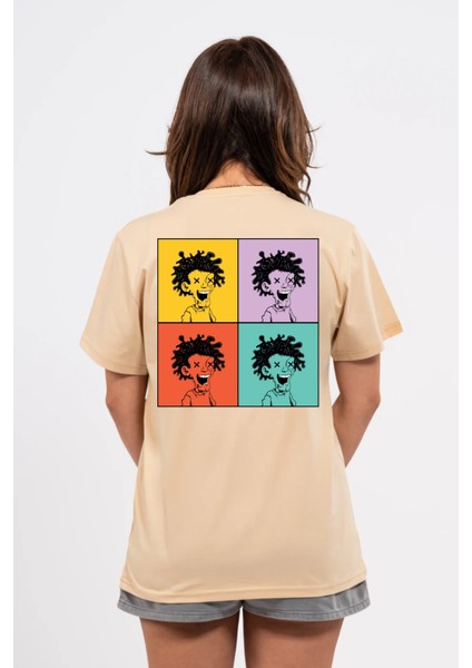 Regular Curly Man Baskılı Tshirt