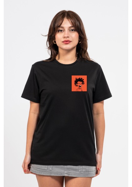 Regular Curly Man Baskılı Tshirt