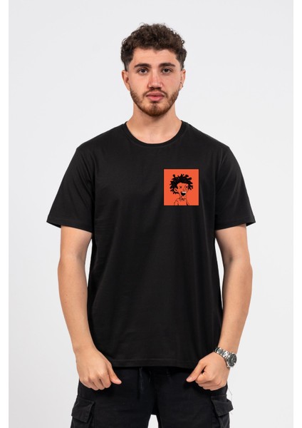 Regular Curly Man Baskılı Tshirt