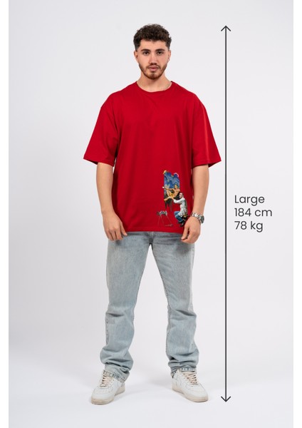 Oversize Dali Baskılı Tshirt fırsatları