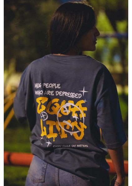 Oversize Quality Baskılı Tshirt